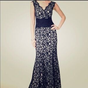 Tadashi Soji Lace Gown